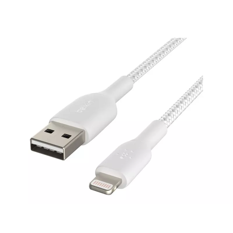 Belkin BOOST CHARGE - Lightning-Kabel - Lightning männlich zu USB männlich - 3 m - weiß - für Apple iPad/iPhone/iPod (Lightning)