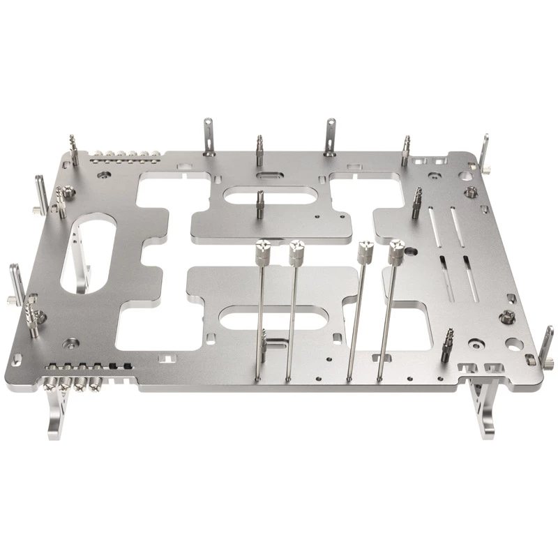 Open-frame benchtable Streacom BC1 V2 silver — ATX support, test and build platform