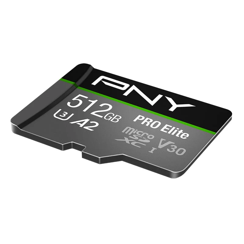 Flash Memory PNY 512GB microSDXC Class 10 P-SDUX512U3100PRO-GE