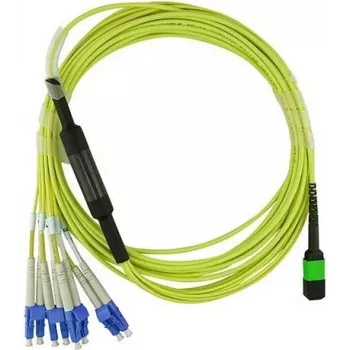 Fibre optic cable BlueOptics MTP-4LC-S2M-BO 4x LC G.657.A1 2 m Green
