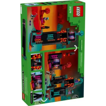 Construction toy LEGO Minecraft set 21279 The Enderman Tower, 867 pieces, 2 minifigures, 450 mm height