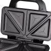 Sandwich maker Adler AD 3043, 1300 W, non-stick plates, 2 sandwiches, 285×152 mm cooking surface, black