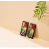 Protective phone case iKins for Samsung Galaxy Note 20 with red cat & fish design