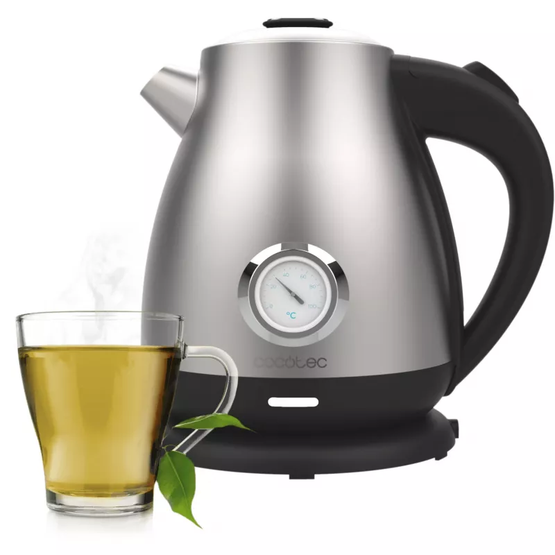 Cecotec Thermosense 620 Retro Steel Electric Kettle 1.7 L 2200 W Stainless Steel