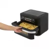ProfiCook PC-FR 1313 H double hot air fryer, 10 L, 2400 W, black/stainless steel