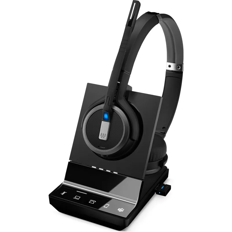 EPOS IMPACT SDW 5066T - Headset-System - On-Ear - DECT - Wireless, Wired - Black - Certified for Microsoft Teams, Optimised for UC (1001039)