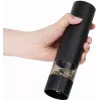 Salt grinder PROMIS MP34, ceramic blade, adjustable grind, 180 mm, black, USB