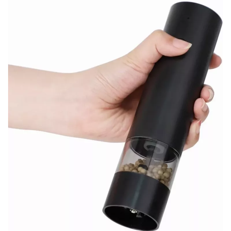 Salt grinder PROMIS MP34, ceramic blade, adjustable grind, 180 mm, black, USB