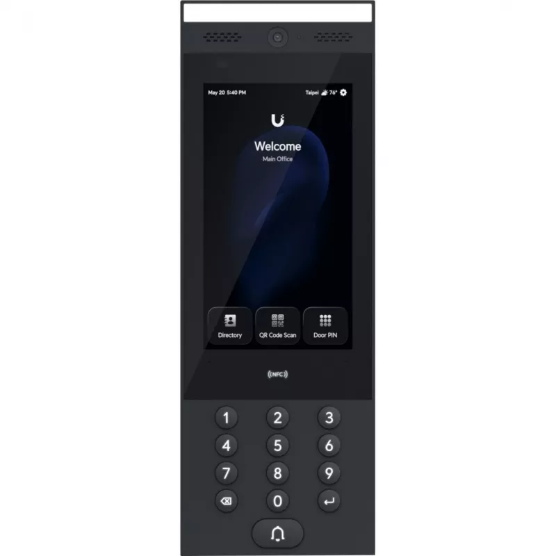 Ubiquiti G3 Intercom INDOOR/OUTDOOR Intercom Terminal For Managing Residential And Commercial Building Entry Requests With Touch Pass Support