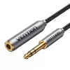 Audio cable Vention BCXHH 2m — 6.35mm male to 6.35mm female, 2 m length
