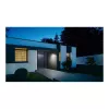 Outdoor wall light Steinel L 825 SC, LED non-changeable 1.2 W, anthracite, aluminium/plastic, 331×157×95 mm