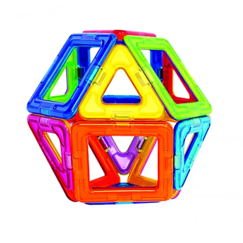 Magnetic construction set MAGFORMERS 14-piece set — 14 magnetic geometric blocks