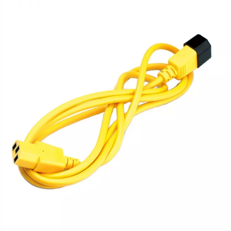 ROLINE 19.08.1532 Power Cable Yellow 3 m IEC 320 (19.08.1532)