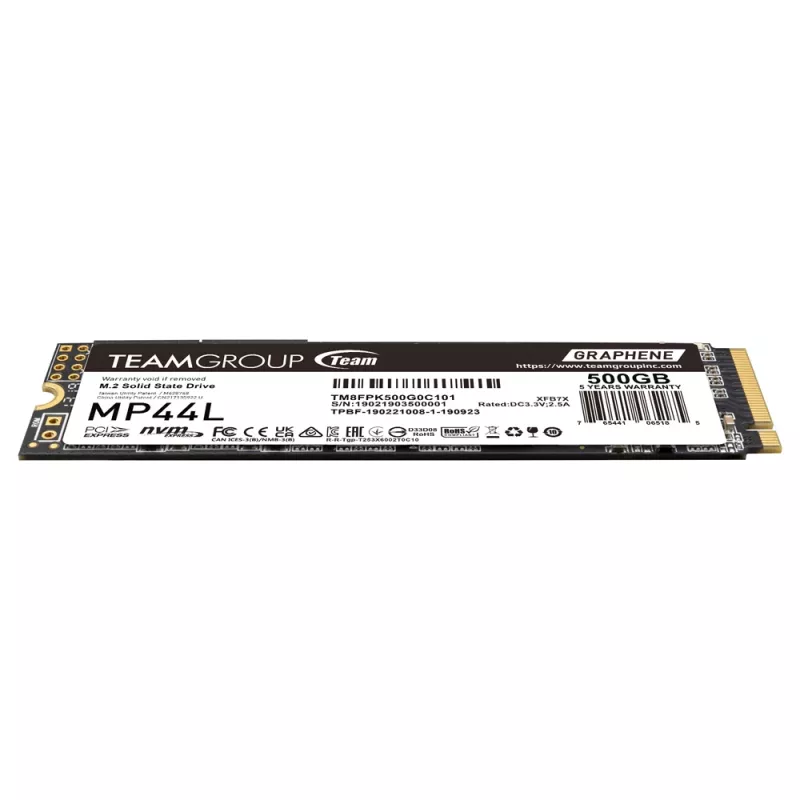 SSD disk Team Group 500GB M.2 PCI Express 4.0 NVMe TM8FPK500G0C101