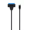 Gembird AUS3-03 USB-C to SATA 2.5 inch Drive Adapter, 0.2 m, Black