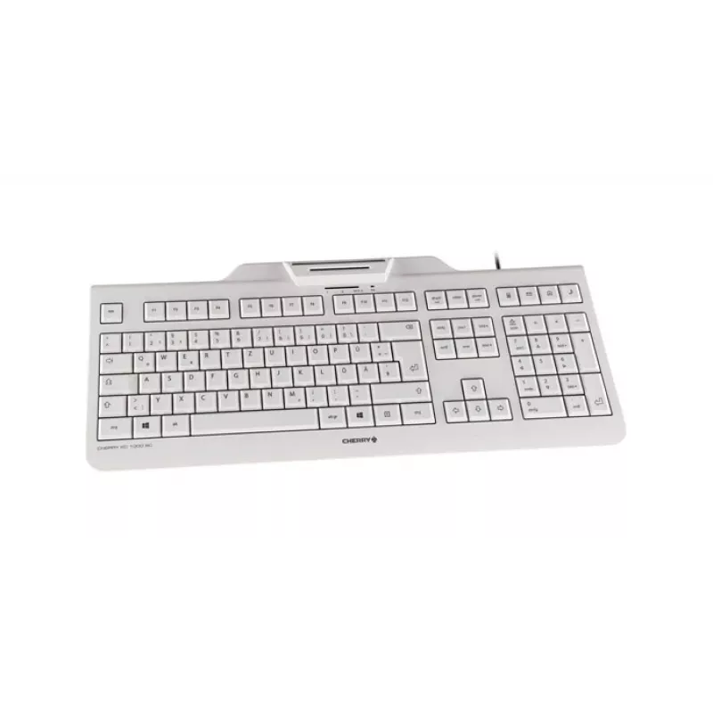 Keyboard CHERRY KC 1000 SC Corded Smartcard Keyboard Light Grey USB QWERTY UK