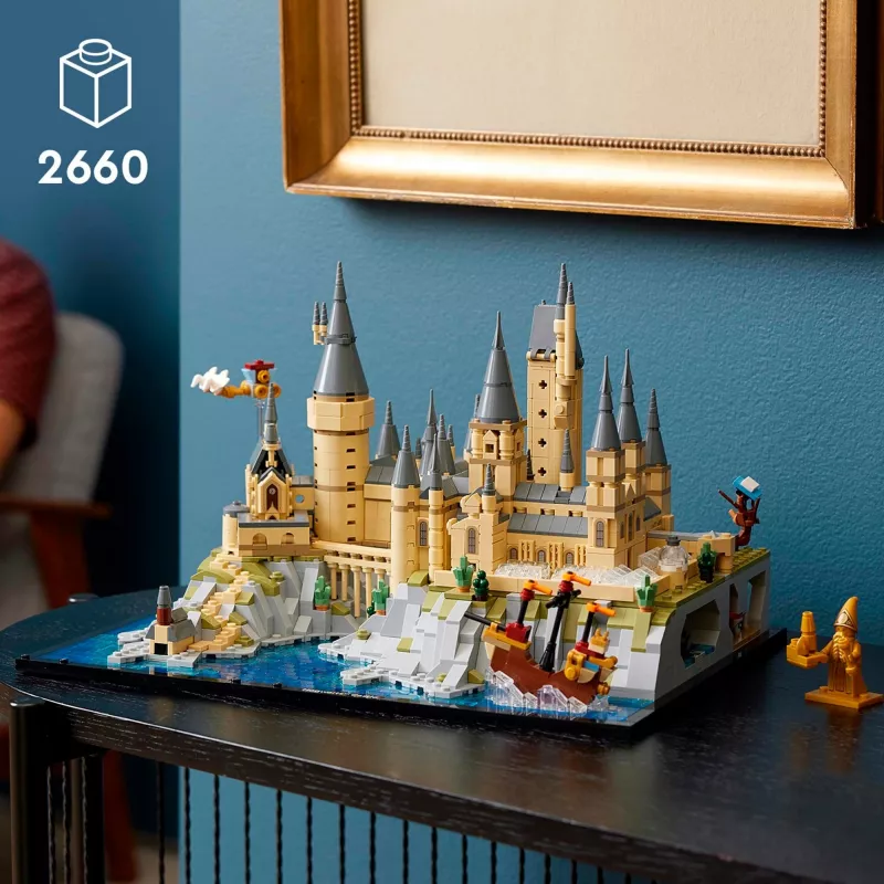 LEGO 76419 Harry Potter Hogwarts Castle and Grounds Big Set for Adults Including Iconic Locations: Great Hall Chamber of Secrets & More Valentine's