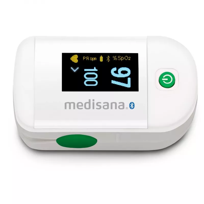 Medisana PM 100 Connect pulse oximeter, grey/white