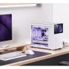 PC case Jonsbo D31 STD White — Midi Tower, steel, tempered glass, Micro-ATX/ITX/DTX, 2×2.5 inch + 1×3.5 inch, GPU up to 400 mm, CPU cooler 168 mm