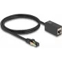 DeLOCK Network Extension Cable RJ45 plug to RJ45 jack Cat.8.1 S/FTP 1 m black