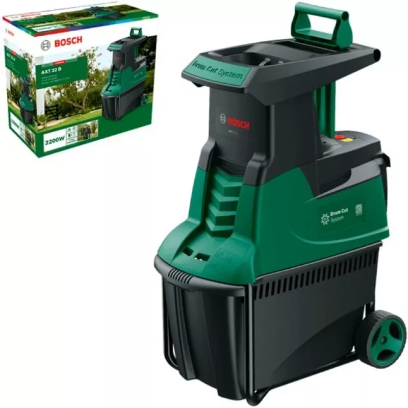 quiet shredder AXT 22 D, cutting roller Green/black, 2.200 Watt
