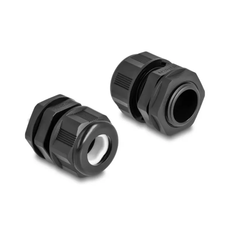 DeLOCK EX Cable Gland M20 black 2 pieces Polyamide