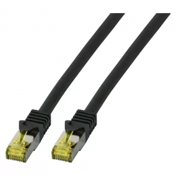 EFB-Elektronik RJ45 Patch Cable Cat.6A S/FTP LSZHCat.7 Raw Cable black 1,5m Manufacturer: EFB Elektronik (MK7001.1,5B)