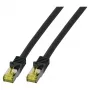 EFB-Elektronik RJ45 Patch Cable Cat.6A S/FTP LSZHCat.7 Raw Cable black 1,5m Manufacturer: EFB Elektronik (MK7001.1,5B)