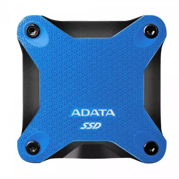 External SSD ADATA SD620 512 GB, USB 3.2 Gen 2 Micro-USB B, blue, silicone housing, shock resistant