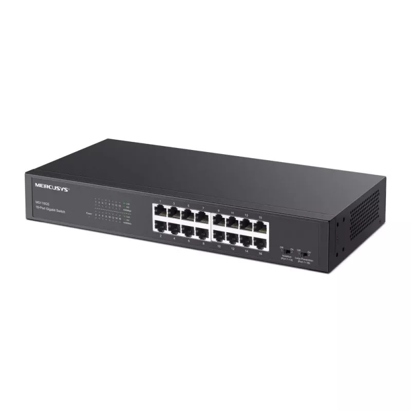 Mercusys MS116GS network switch Gigabit Ethernet (10/100/1000) Black