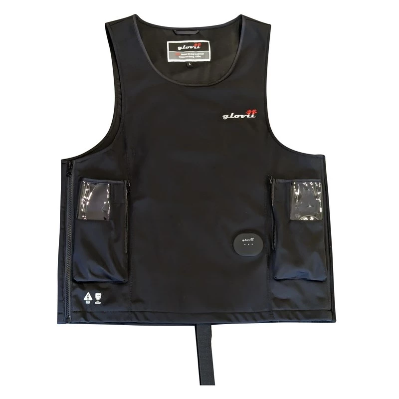 Glovii GMV2M heated water sport vest black size M