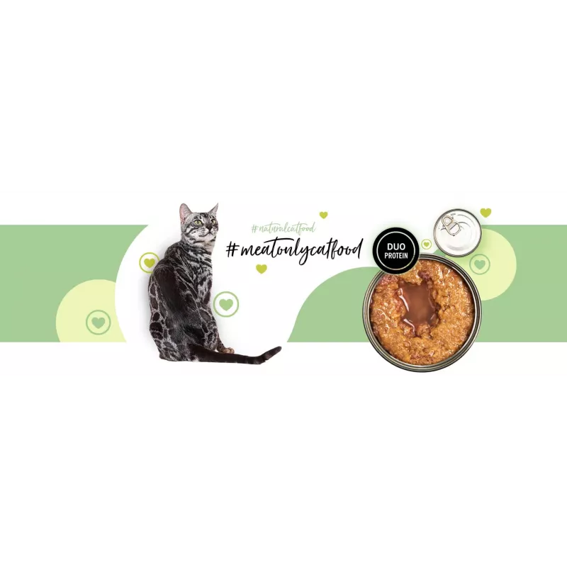 Wet cat food 3coty 3COTY 29 Chicken and goose, 180 g can, adult, grain-free, gluten- and soy-free
