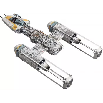 REVELL spaceship model assembly kit 1:72 scale, length 226 mm, 89 parts