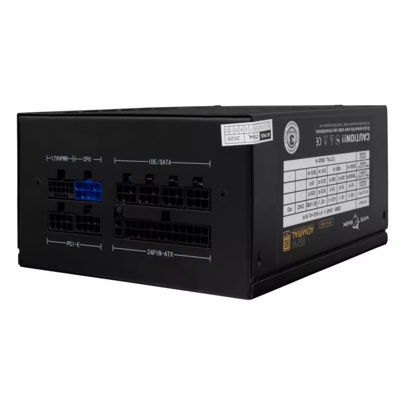 Power Supply Unit White Shark GPSU-850W Admiral 850W