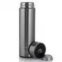 Extralink Smart Travel Mug Silver, Thermal Mug with LED Display