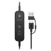 Wired Monaural USB Headset HP Poly Mission 415 — lightweight 99 g, single-ear design