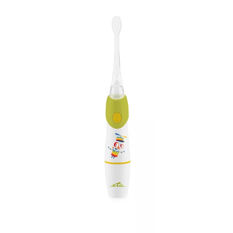 Child sonic toothbrush ETA SONETIC battery-powered green 1 handle + 1 brush head 160 mm