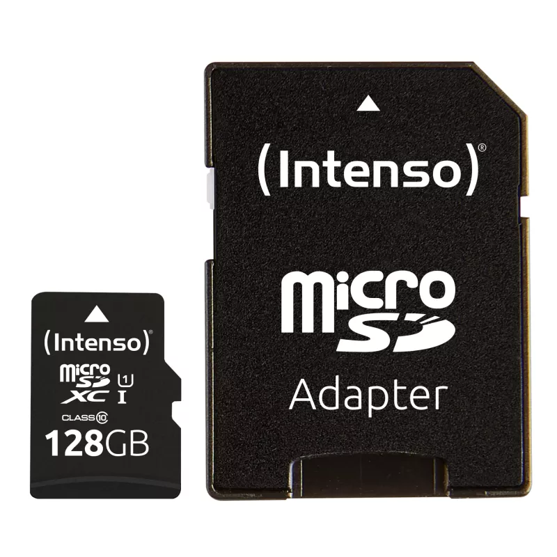 Flash Memory Intenso 128GB microSDXC UHS-I Class 10