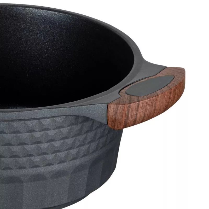 Kitchenware Resto Kitchenware Capella 2.6 L Round Black Wood