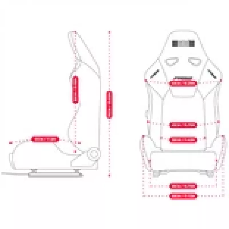 Next Level Racing PRS2 Performance Reclining Sim Racing Seat