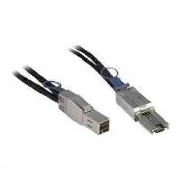 Inter-Tech - Externes SAS-Cable - SAS 12Gbit/s - 36-pin 4x Shielded Mini MultiLane (M) to 4x Shielded Mini MultiLane SAS (SFF-8088), 26-pin (M) - 1,0m - Black (88885007)