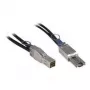 Inter-Tech - Externes SAS-Cable - SAS 12Gbit/s - 36-pin 4x Shielded Mini MultiLane (M) to 4x Shielded Mini MultiLane SAS (SFF-8088), 26-pin (M) - 1,0m - Black (88885007)