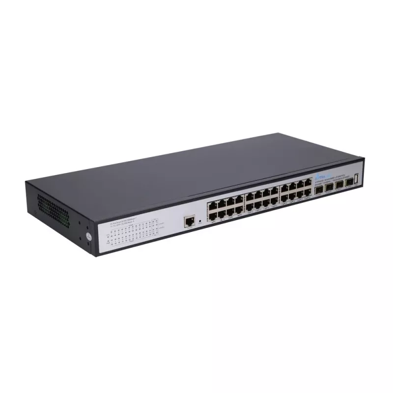 Extralink Hypnos Switch, 24x RJ45 1000Mb/s, 4x SFP+, L3, managed