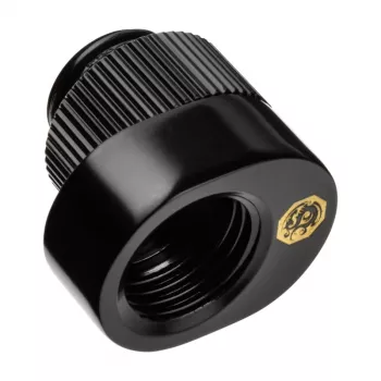 Extension Offset (2-pack) BitsPower BPTA-PAM-GB — black, angled PC watercooling fittings