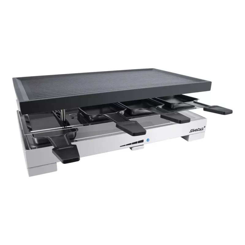 Steba RC 68 - Raclettegrill - 1.2 kW - Black/Stainless