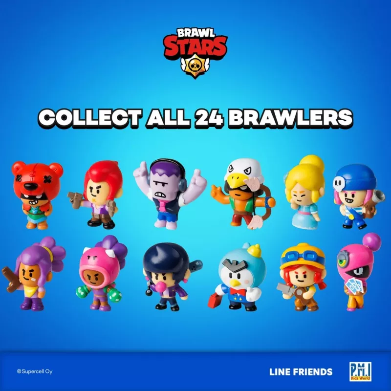 Brawl Stars S1 Figures - 8 Pack Deluxe Box VER.B