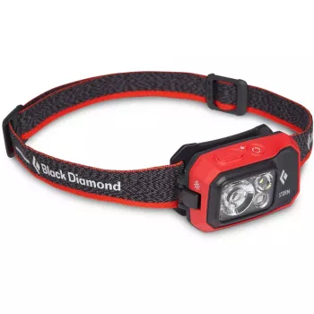 Black Diamond Storm 450 Black, Red Headband flashlight