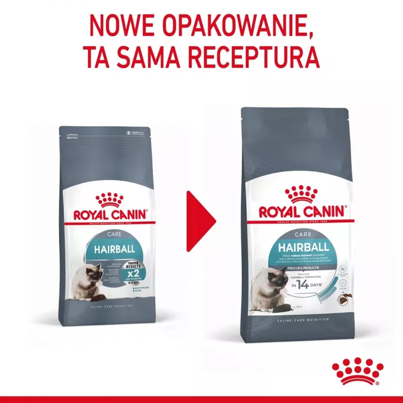 Dry cat food Royal Canin Hairball Care 10 kg — adult formula, corn & poultry