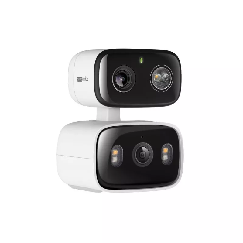 IP security camera TP‑LINK Tapo C246D — 3MP (2304×1296), 2.8 mm, 107.8° FOV, PTZ dual-lens, IP65, Wi‑Fi/Gigabit, microSD up to 512 GB