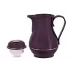 Vacuum flask ROTPUNKT 330-16-04-0 1 L, Cherry, keeps hot 24 h, cold 36 h